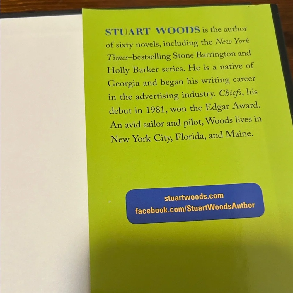 Stuart Woods 'Naked Greed' Hardcover Book